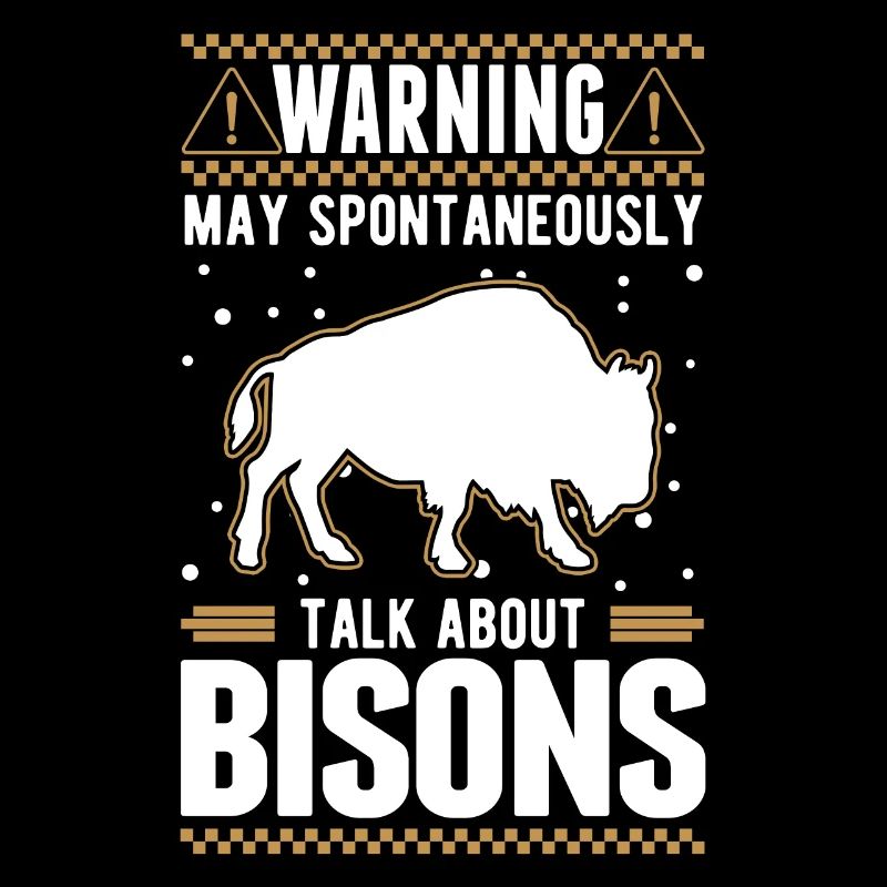 Warnung Büffel Bison Wasserbüffel