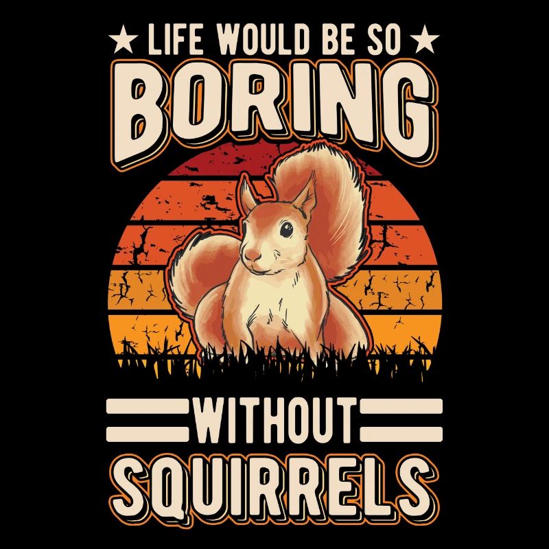 Eichhörnchen Geschenk Squirrel Grauhörnchen