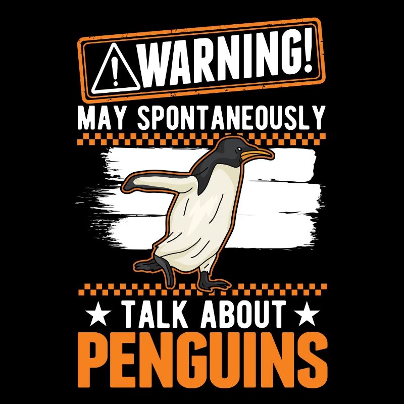 Warning Penguin Penguin Emperor Penguin