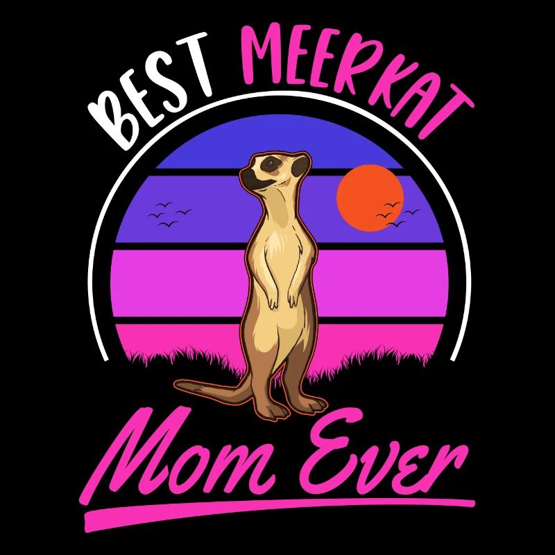 Erdmännchen Mama MädchenMeerkat Mom