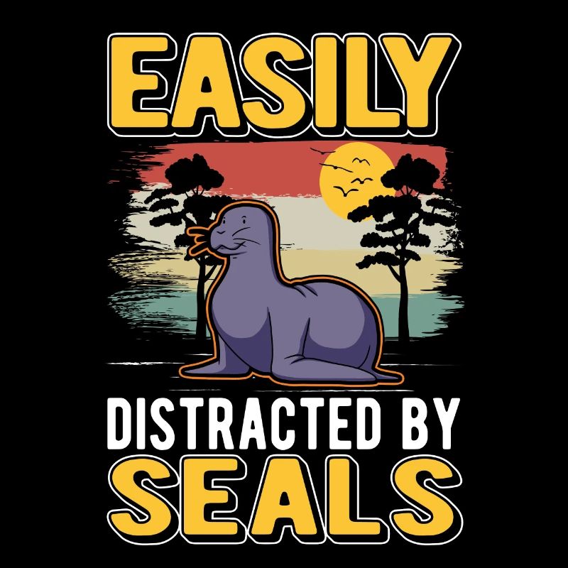 Easily distracted by Seal Robbe Seelöwe