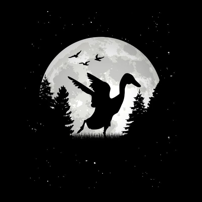 Indian Running Duck Moon Duck