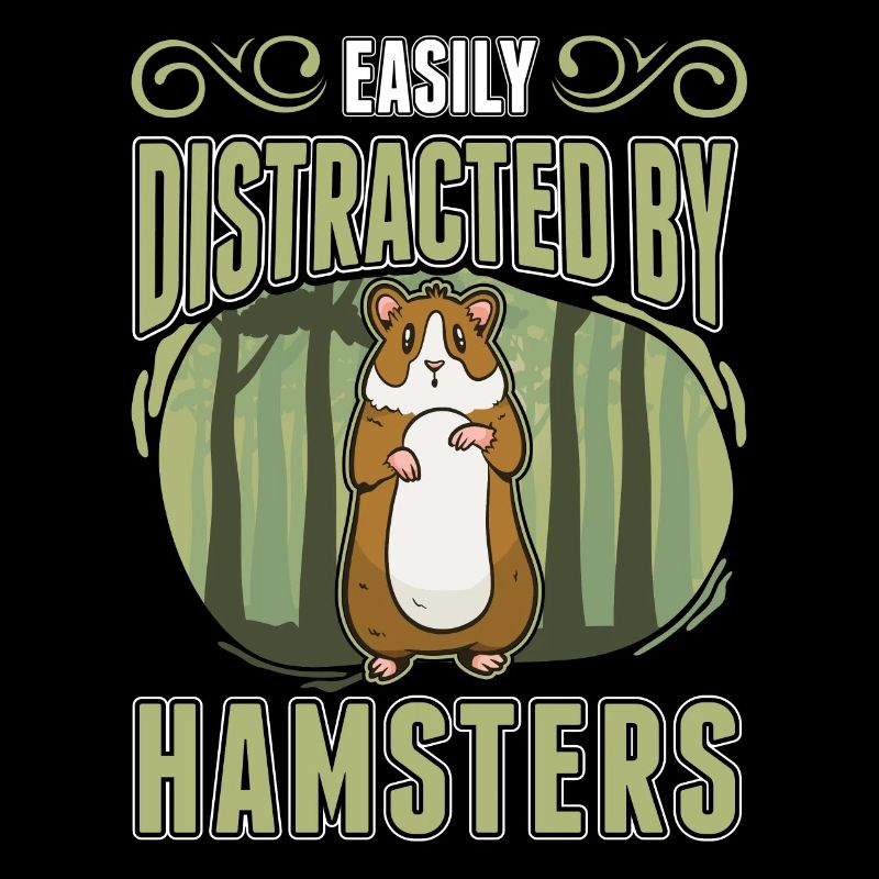Easily distracted by Hamsters Goldhamster