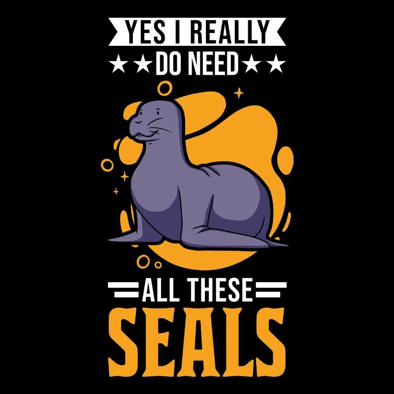 Robbe Geschenk Seehund Seelöwe