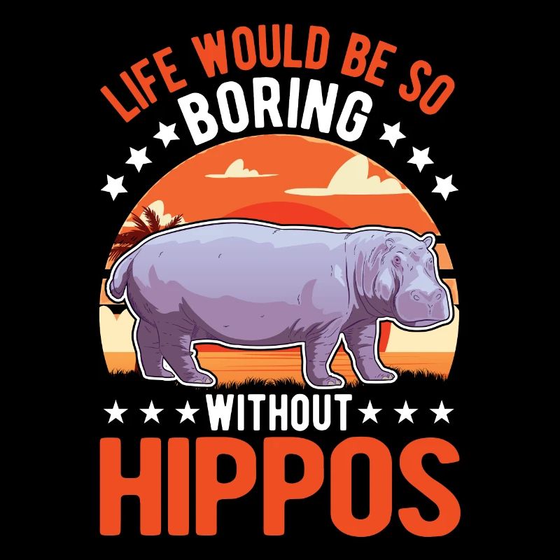 Nilpferd Geschenk Hippo Flusspferd