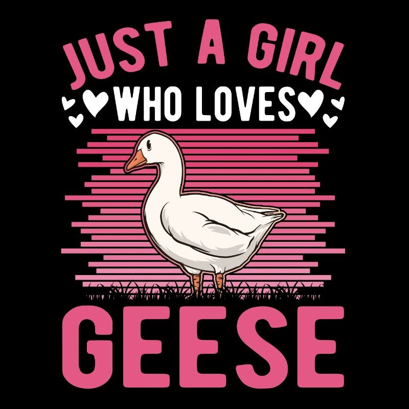 Gänse Mädchen Gänsezüchter Gans