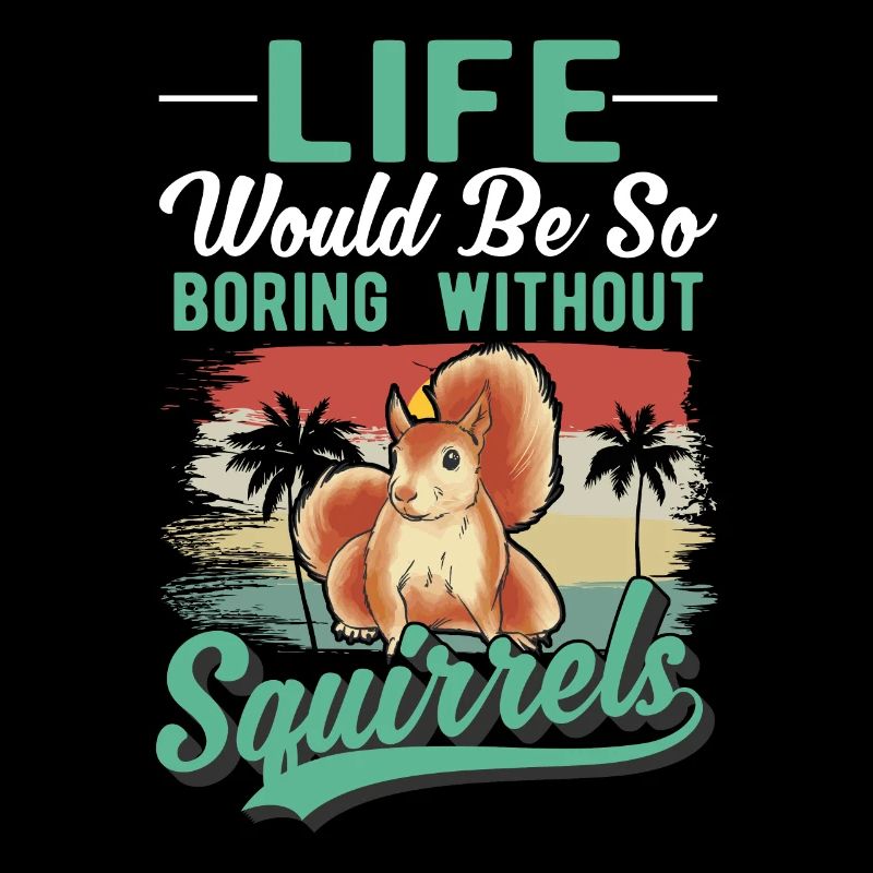 Eichhörnchen Geschenk Squirrel Grauhörnchen