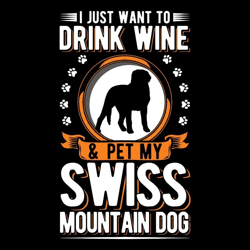 Schweizer Sennenhund und Wein