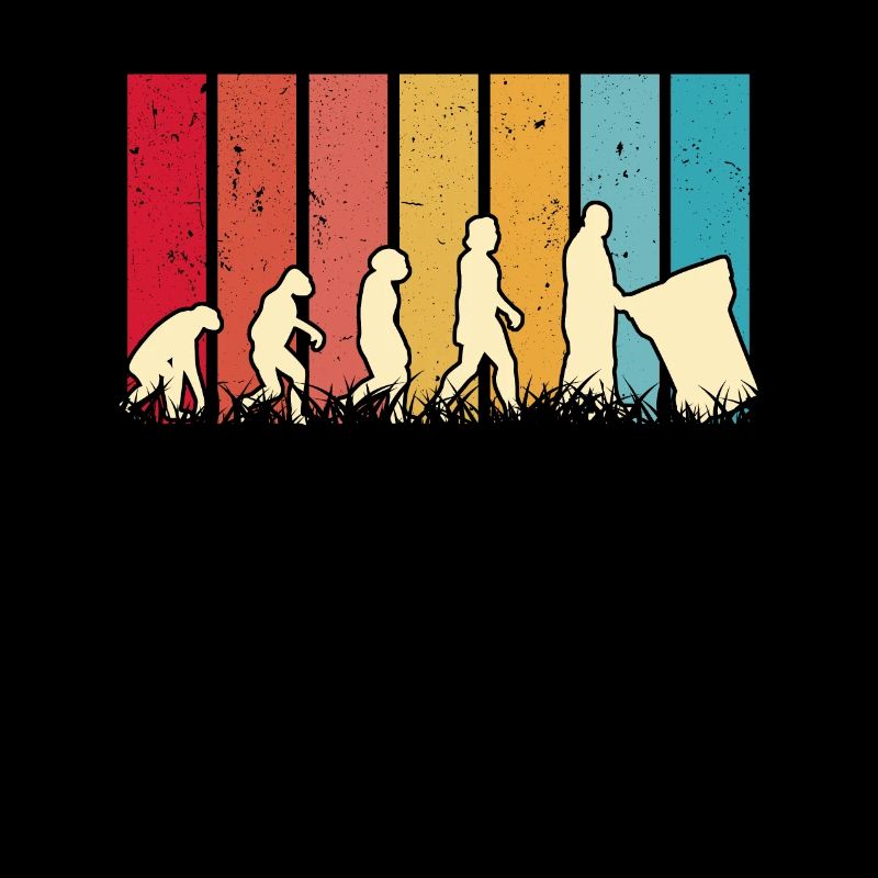 Müllmann Evolution Müllabfuhr Müllwagen