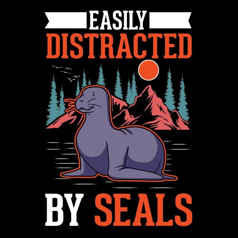 Easily distracted by Seal Robbe Seelöwe