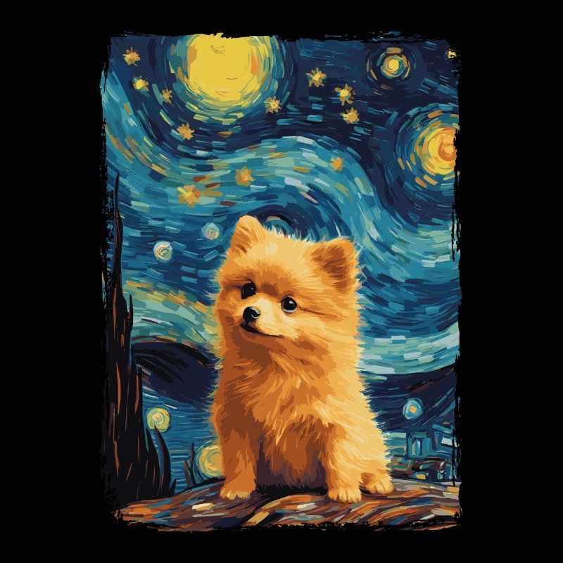 Zwergspitz Starry Night
