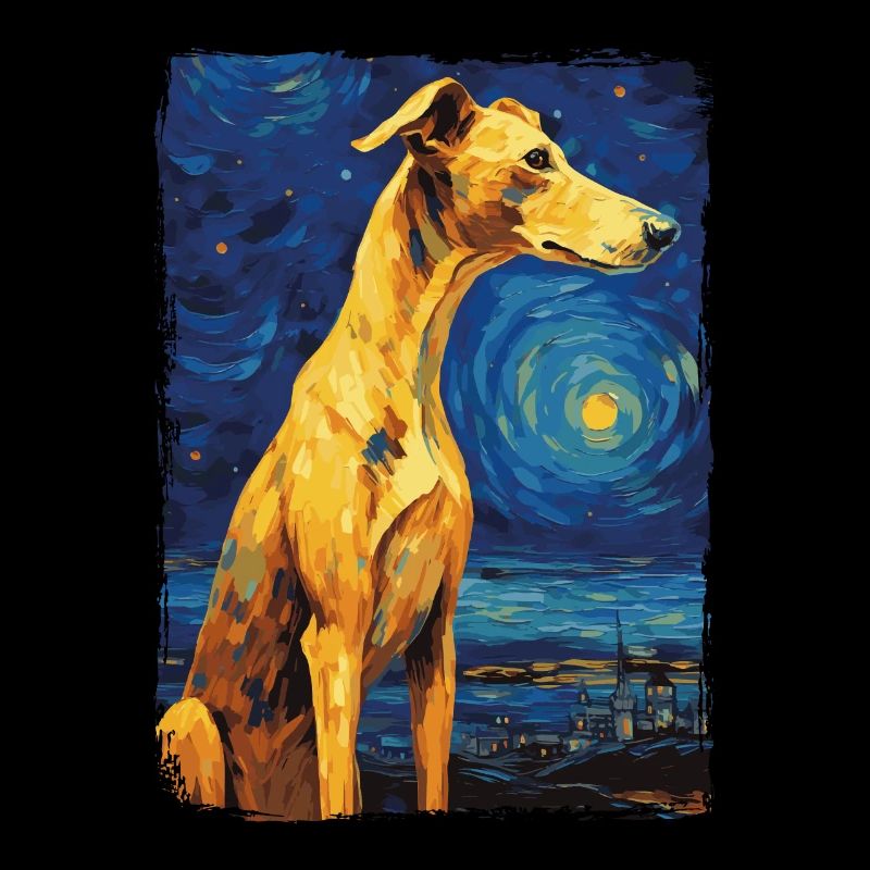 Galgo Español Nuit étoilée