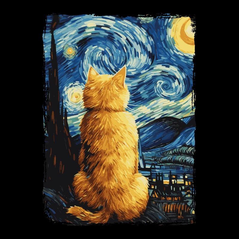 Chat Nuit étoilée