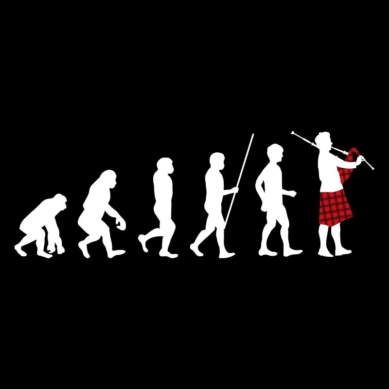 Instrument de cornemuse drôle d'évolution de cornemuse