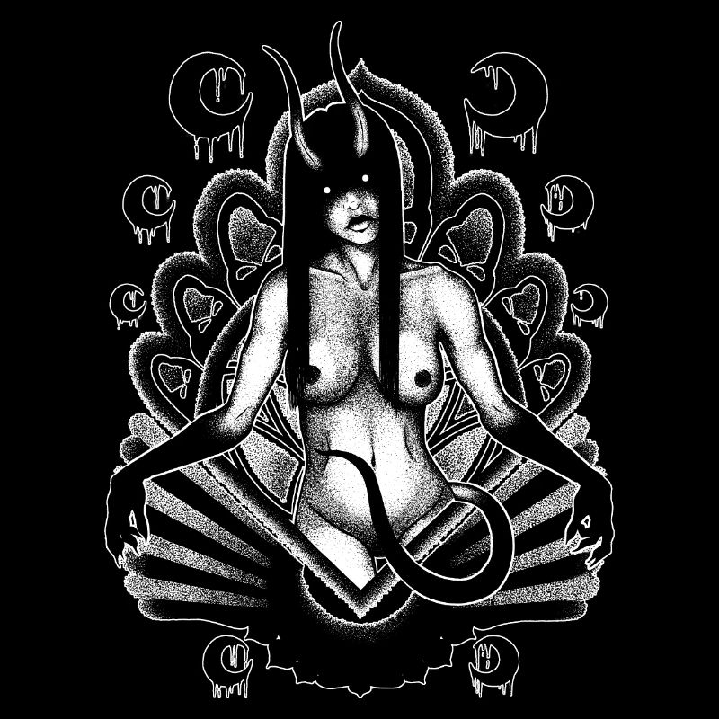 Dämonenmädchen - Schwarze Version