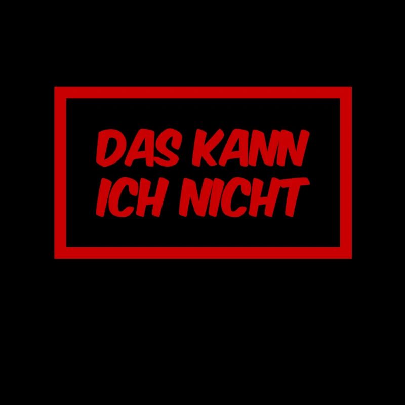 ich bin dazu unfähig