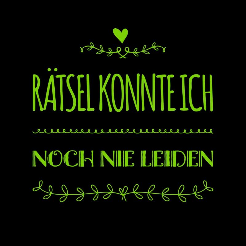 Rätsel konnte ich noch nie leiden