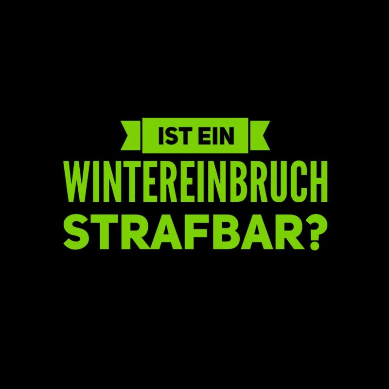 wenn der Winter einbricht
