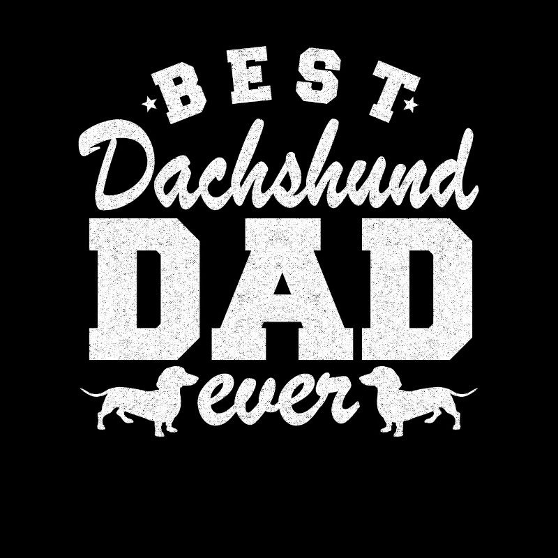 Bester Dackel Papa Teckel Dachshund Herrchen