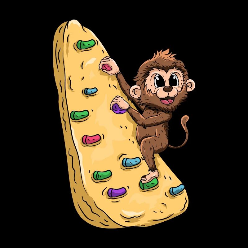 Klettern Affe Bouldern
