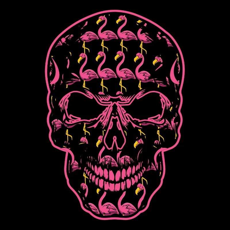 Flamaingo Skeleton Bone Horror Effrayant Halloween