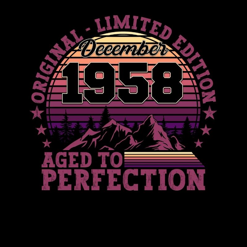Cadeau original du 64e anniversaire de décembre 1958