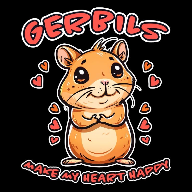 Gerbil Saying Racing Rat Funny Gerbil Gift