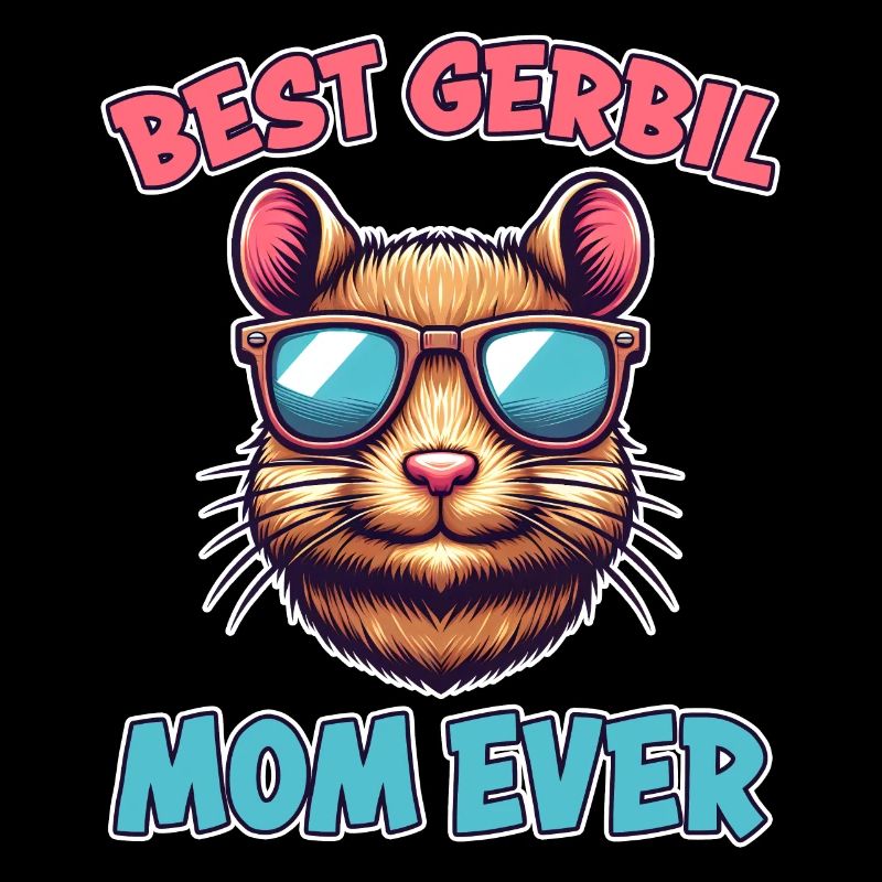 Gerbil Saying Gerbil Mom Funny Gerbil Gift