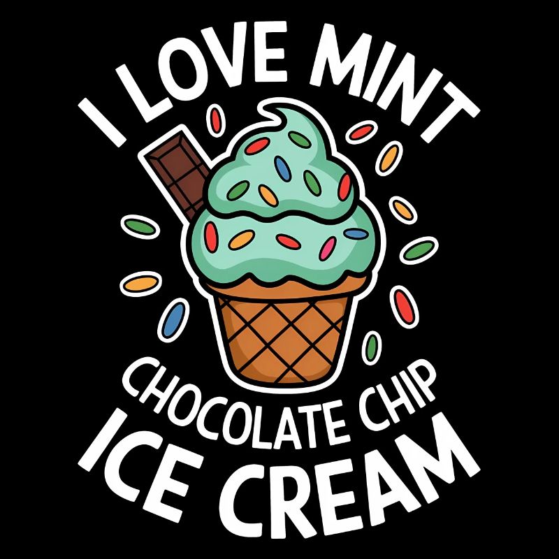 Schoko Minz Eis Spruch Lustiges Minz Eis Geschenk