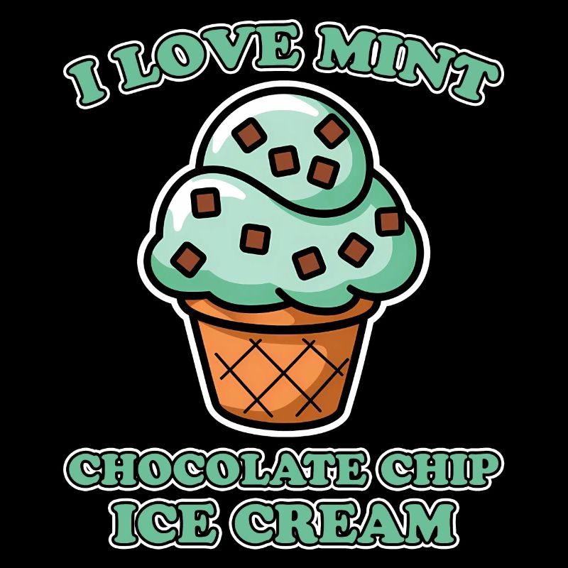 Schoko Minz Eis Spruch Lustiges Minz Eis Geschenk