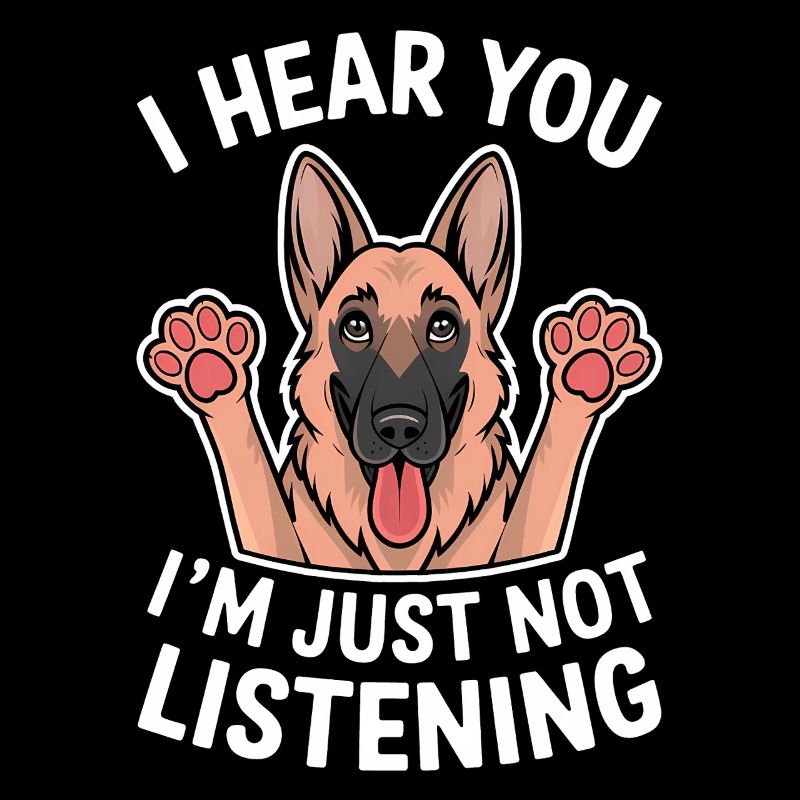 Deutscher Schäferhund Spruch Schäferhund Geschenk