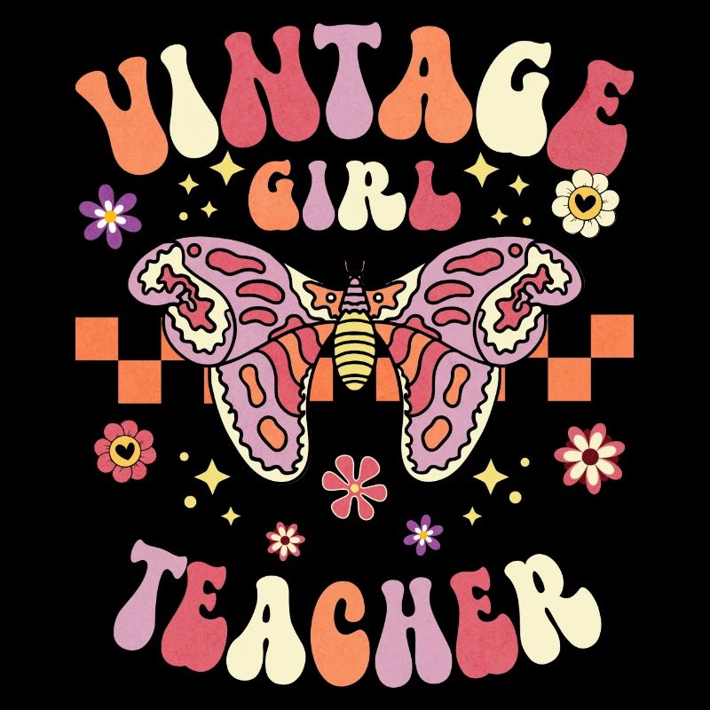 Vintage-Mädchen-Lehrerin