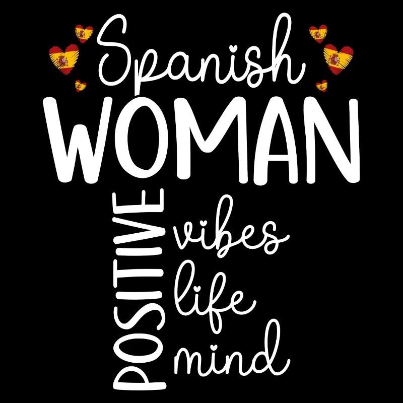 Positives Mädchen Spanierin