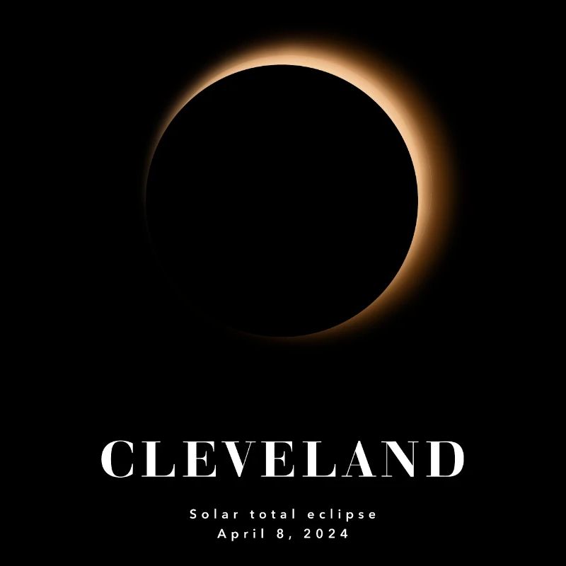 CLEVELAND TOTAL SOLAR ECLIPSE 2024