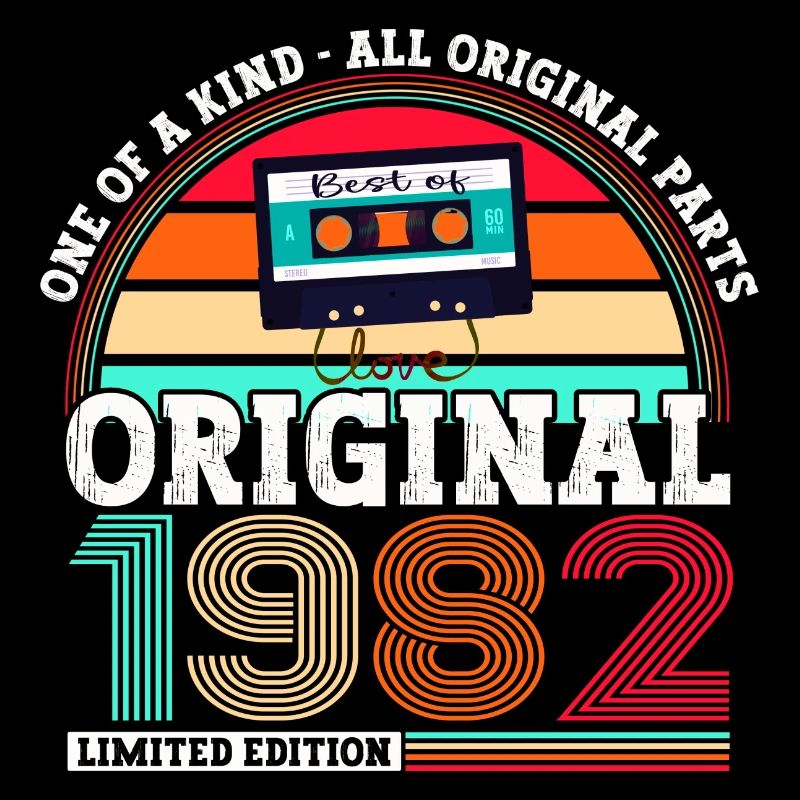 Original 1982 40th Birthday Gift Hommes