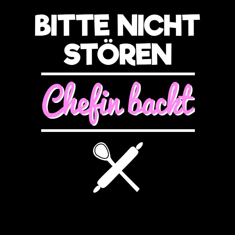 Bitte nicht stören Chefin backt Bäckerin Konditor