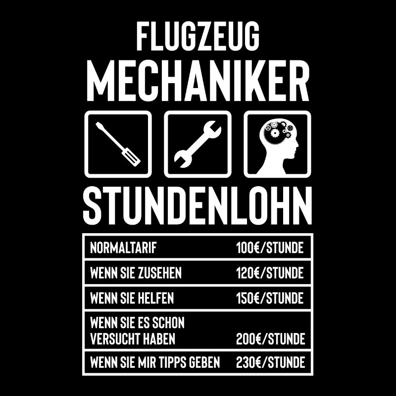 Flugzeugmechaniker Geschenkidee