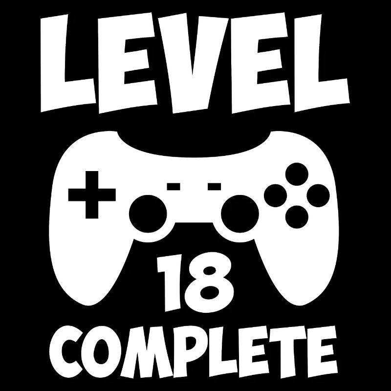 18. Geburtstag Level 18 complete Gamer Gaming