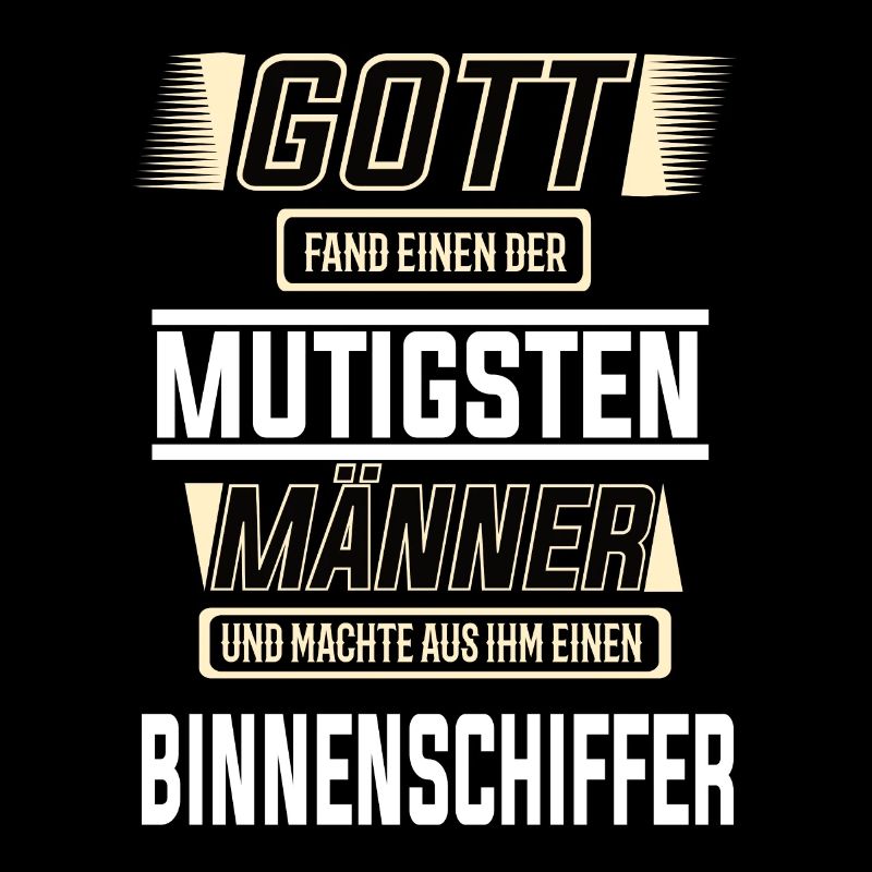 Binnenschiffer, einer der mutigsten Männer