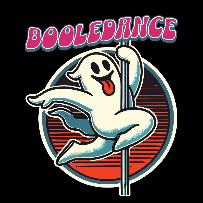 Danse booléenne drôle disant Pole Dance Ghost