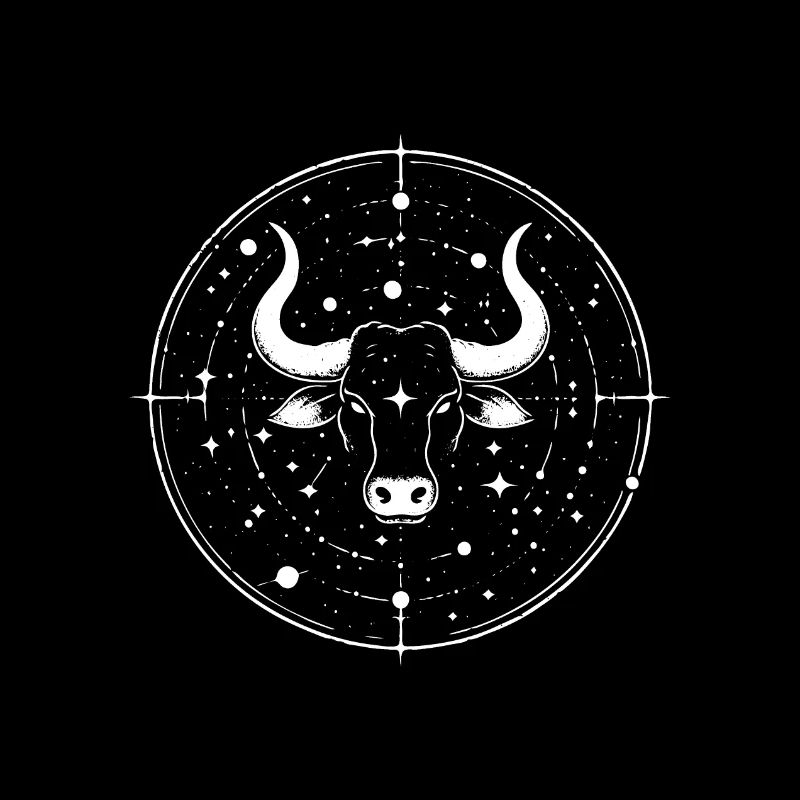 Sternzeichen Stier Design