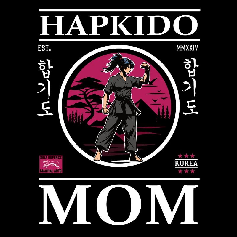 Hapkido Mom - Kampfsort Mutter Design