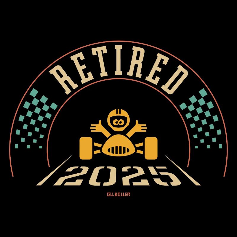 Retired 2025 (Rente / Ruhestand / 4C)