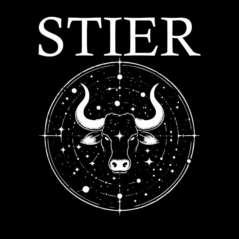 Sternzeichen Stier Design