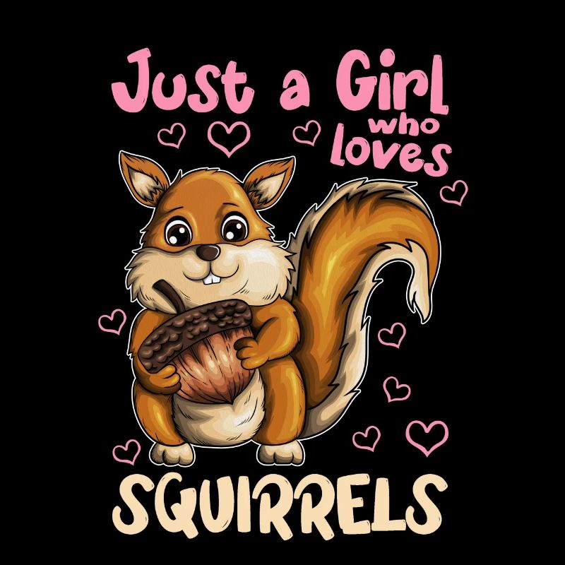 Cool Écureuil rongeur Nut Lover Design