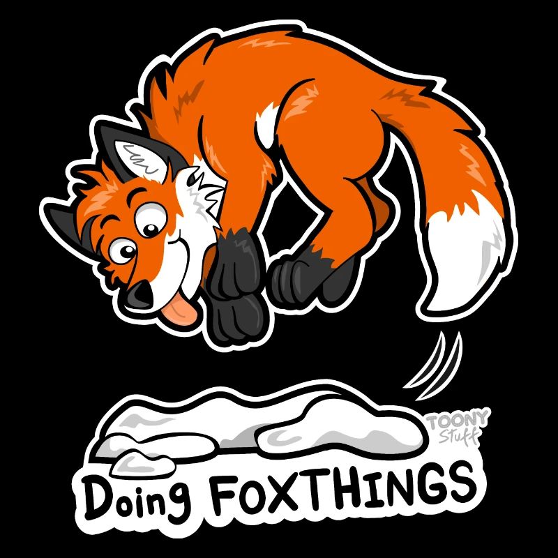 Renard rouge Doing Foxthings