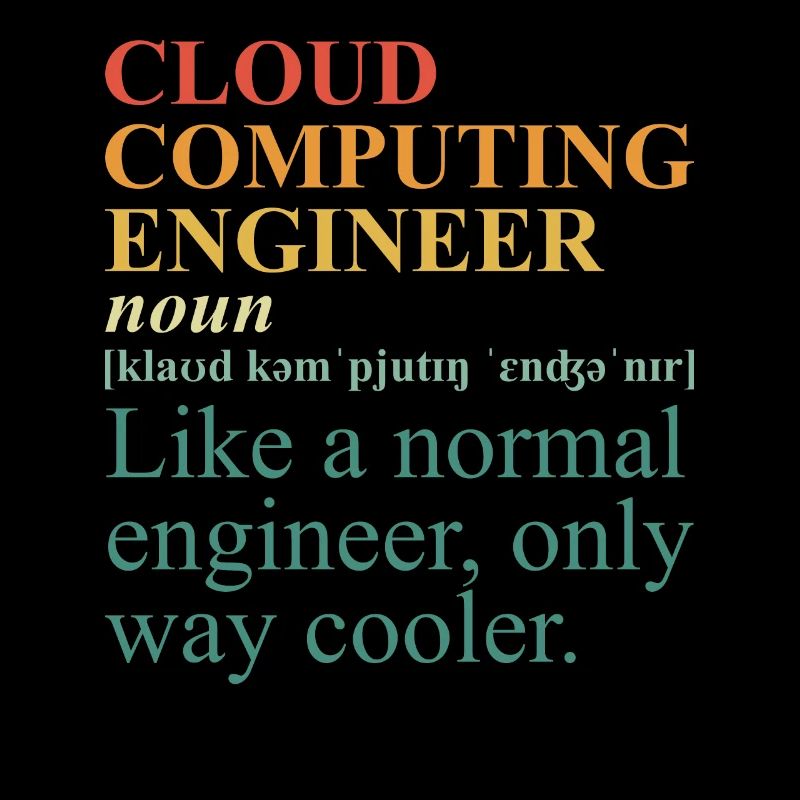 Cloud Computing Engineer Definition Retro Computer