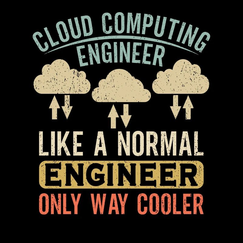 Cloud Computing Engineer Definition Retro Computer
