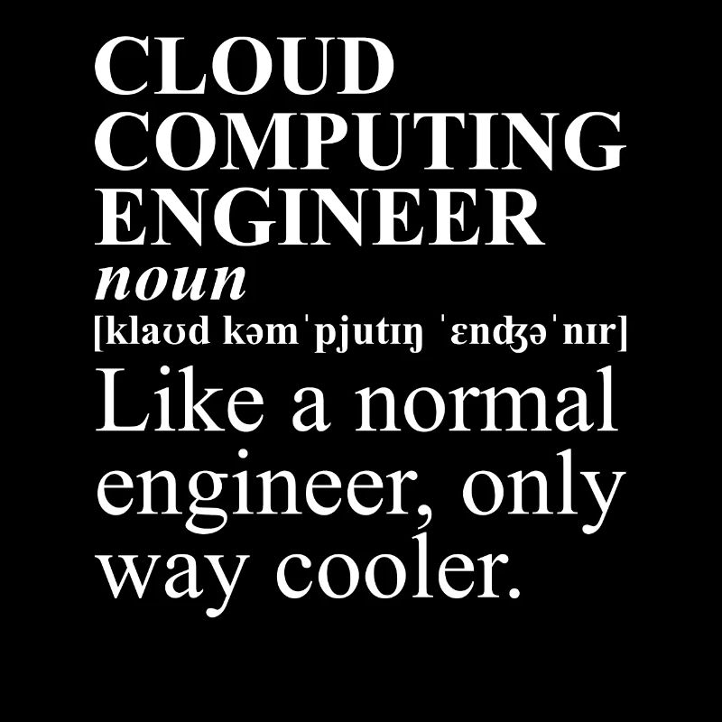 Cloud Computing Engineer Definition Retro Computer