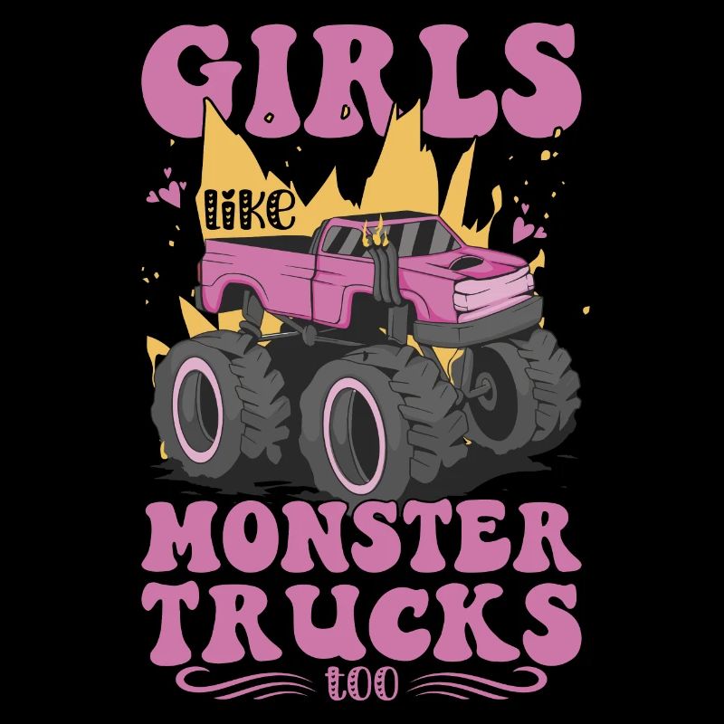 Mädchen Mögen Monstertrucks Auch Mädchen Monster